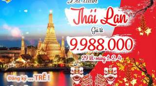 THÁI LAN 5N4Đ (28.01.20) BAY SÁNG MÙNG 4 TẾT